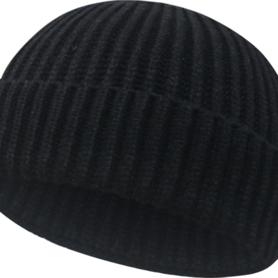 Cuffed knit warm hat