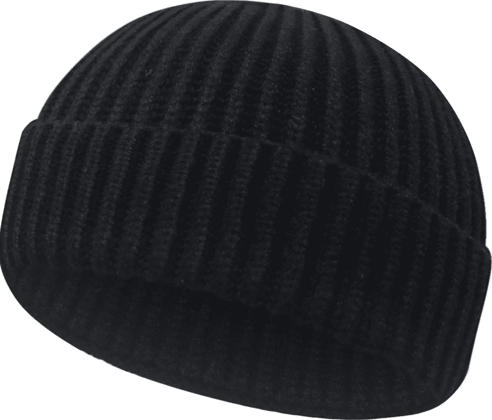 Cuffed knit warm hat