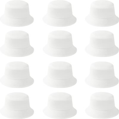 12-piece cotton bucket hat set