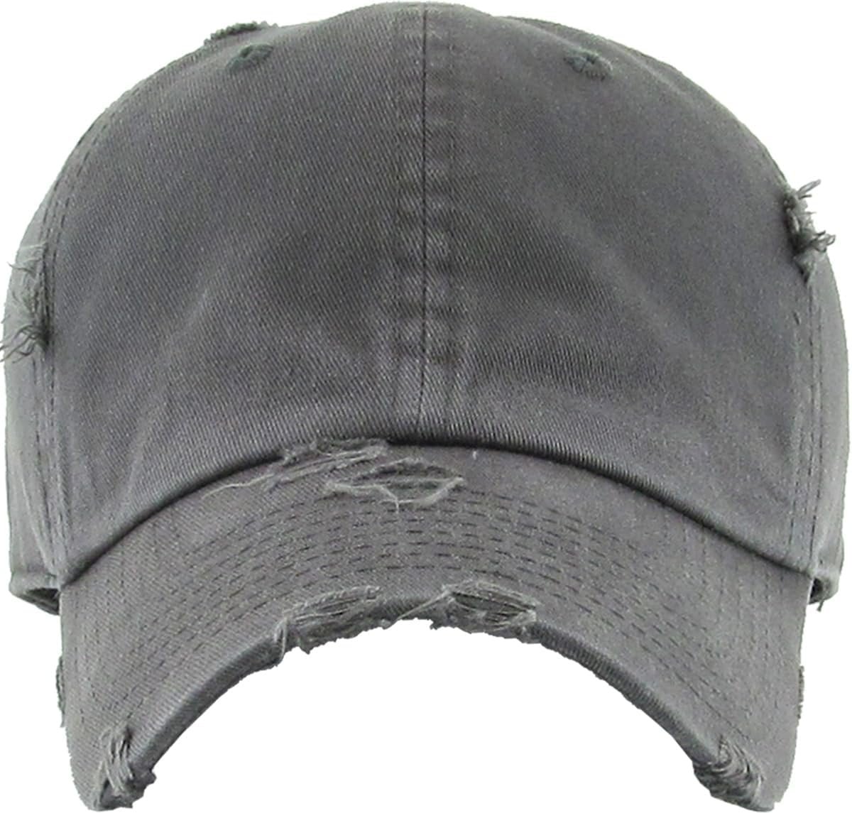 Vintage-style washed cotton baseball cap - Image 2