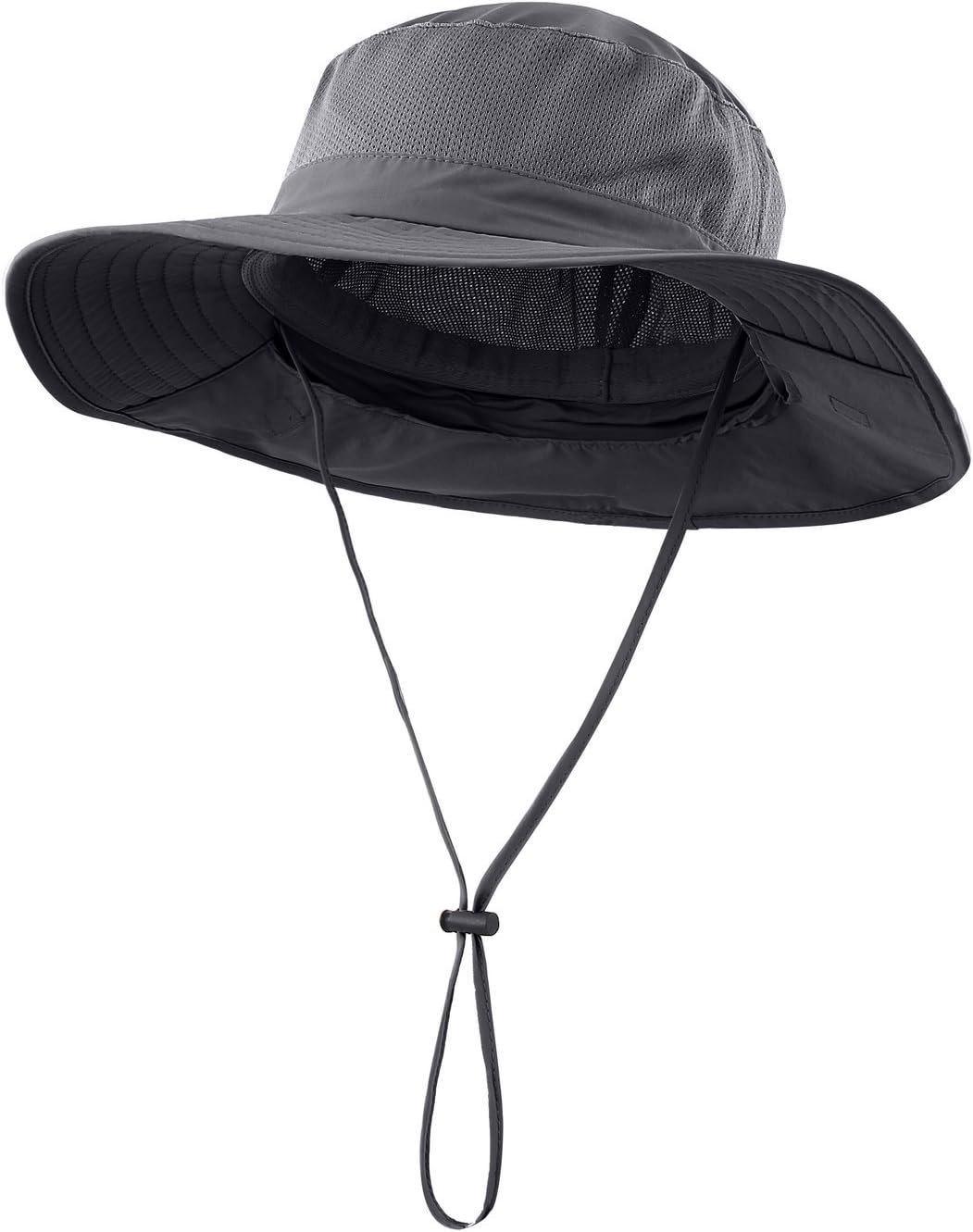 Mesh wide-brim bucket hat - Image 2