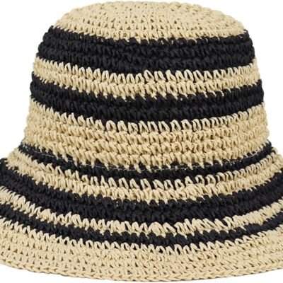 Hand-woven straw sun hat