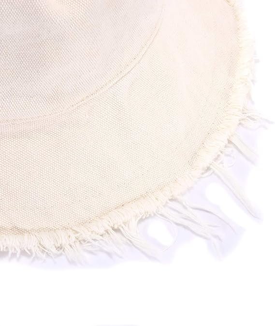 Casual summer wide-brim cotton bucket hat - Image 2
