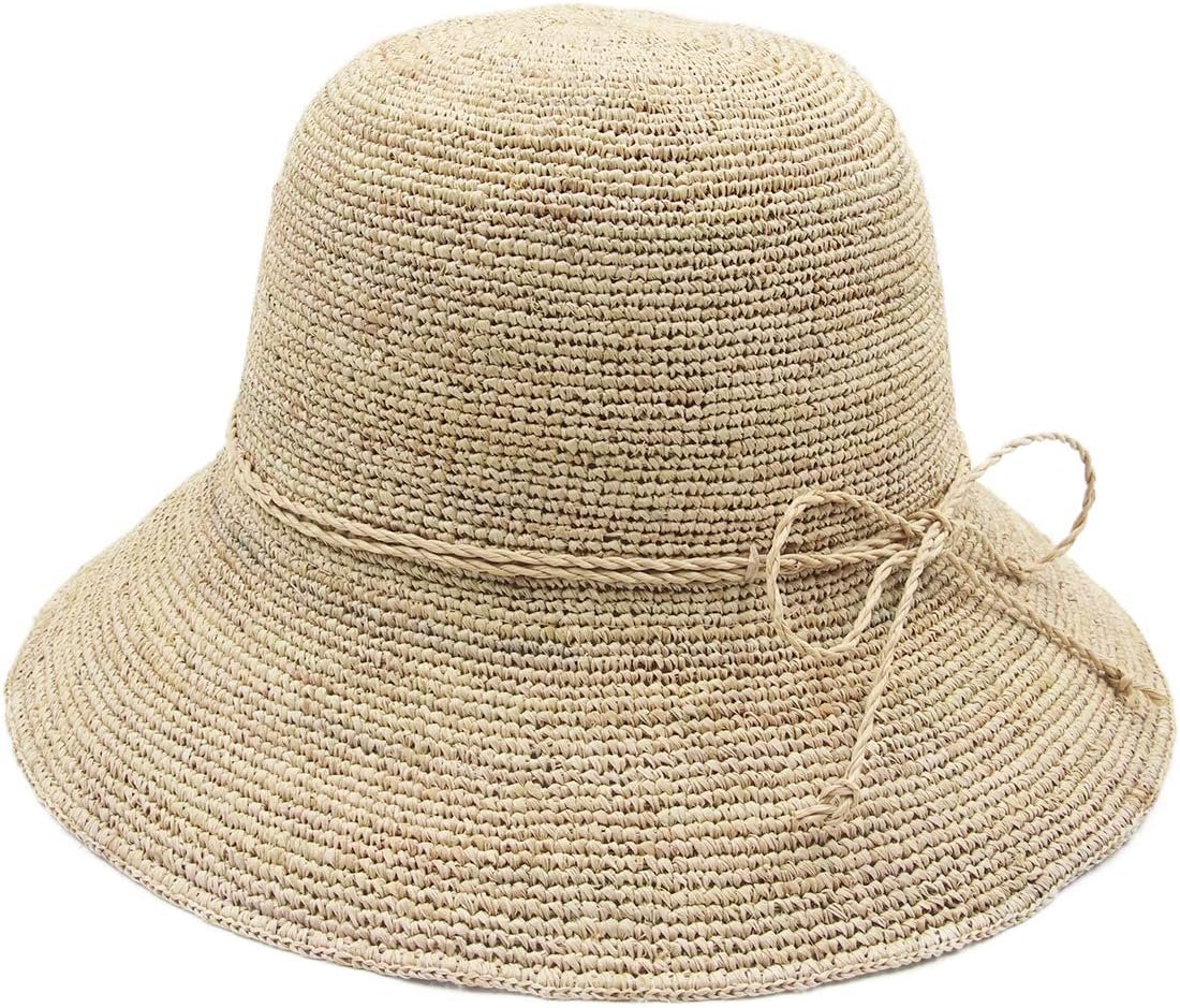 Stylish women's straw bucket hat - Image 2
