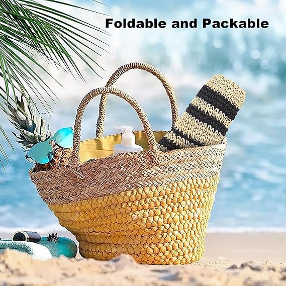 Hand-woven straw sun hat - Image 2