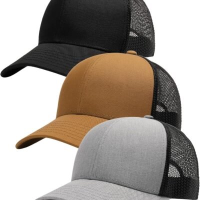 Structured mesh baseball cap